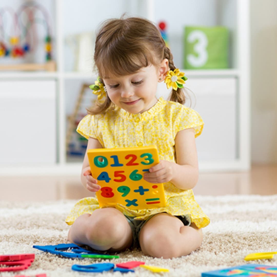 Brain-O-Magic MathMagician Jr. student learning with numbers